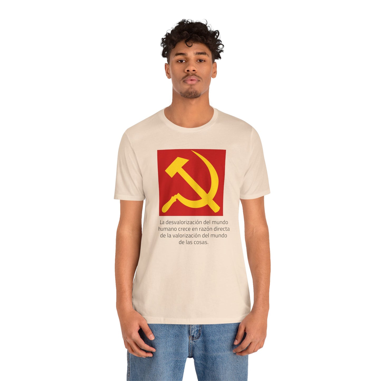 Hoz y Martillo: La desvalorización del mundo (Camiseta política)