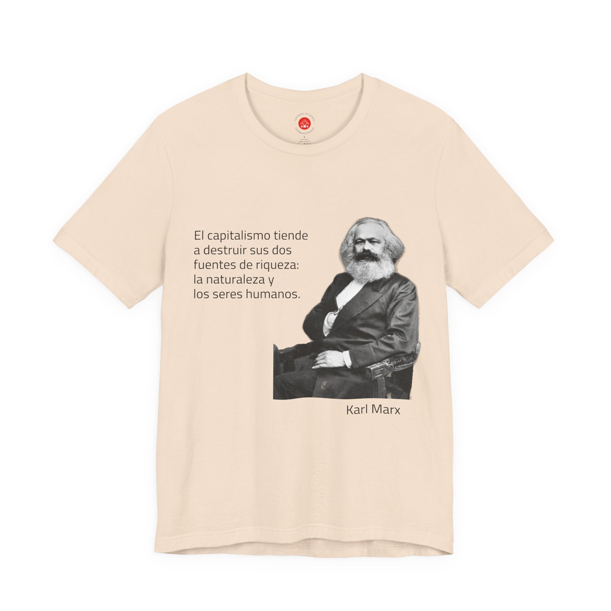 camiseta karl marx capitalismo destruye socialismo mexico