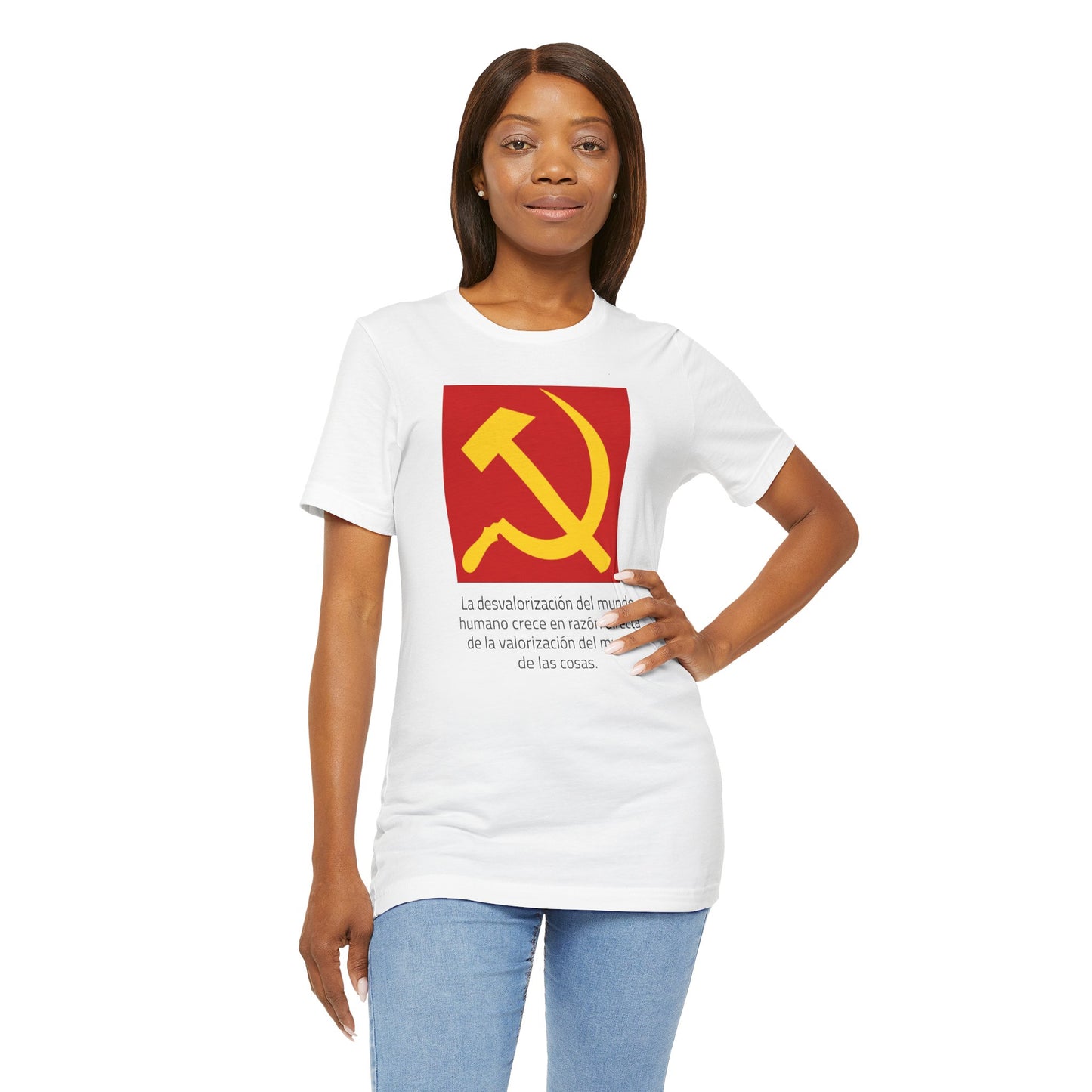 Hoz y Martillo: La desvalorización del mundo (Camiseta política)