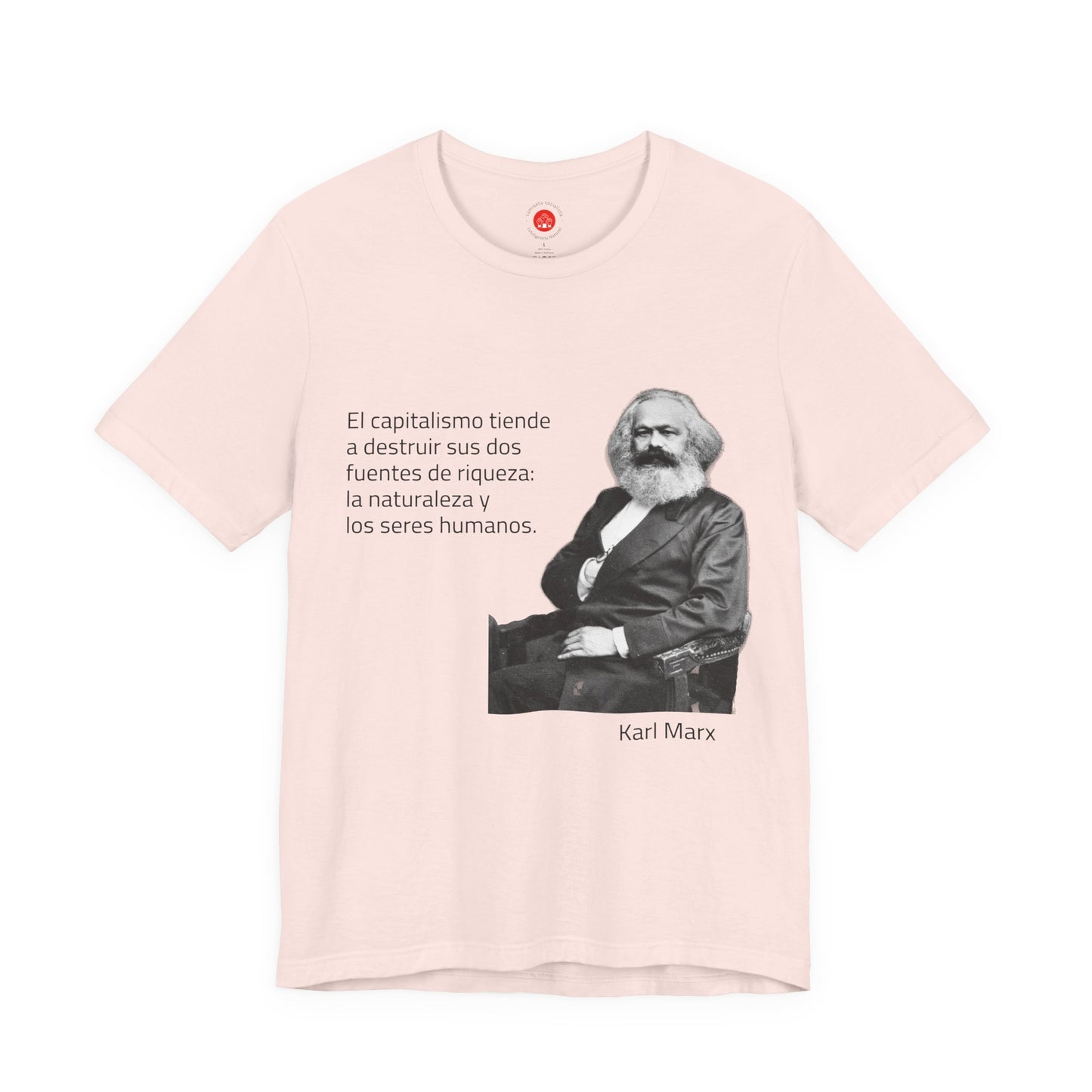 camiseta karl marx capitalismo destruye socialismo mexico