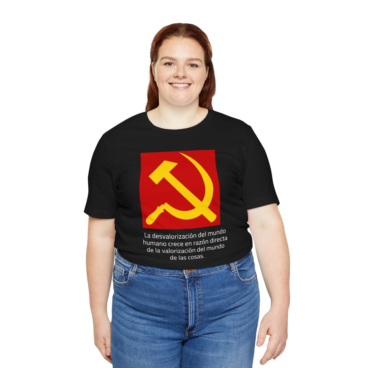 Hoz y Martillo: La desvalorización del mundo (Camiseta política)