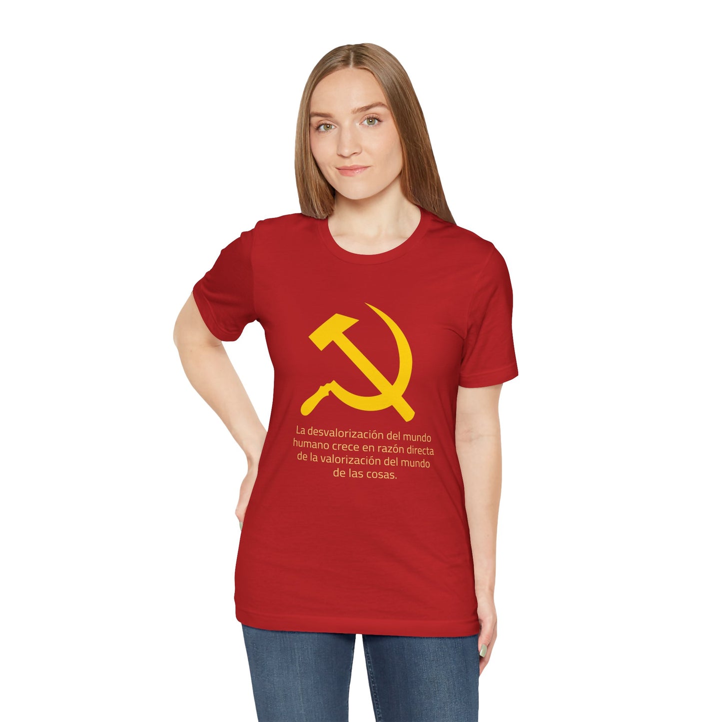 Hoz y Martillo: La desvalorización del mundo (Camiseta política)