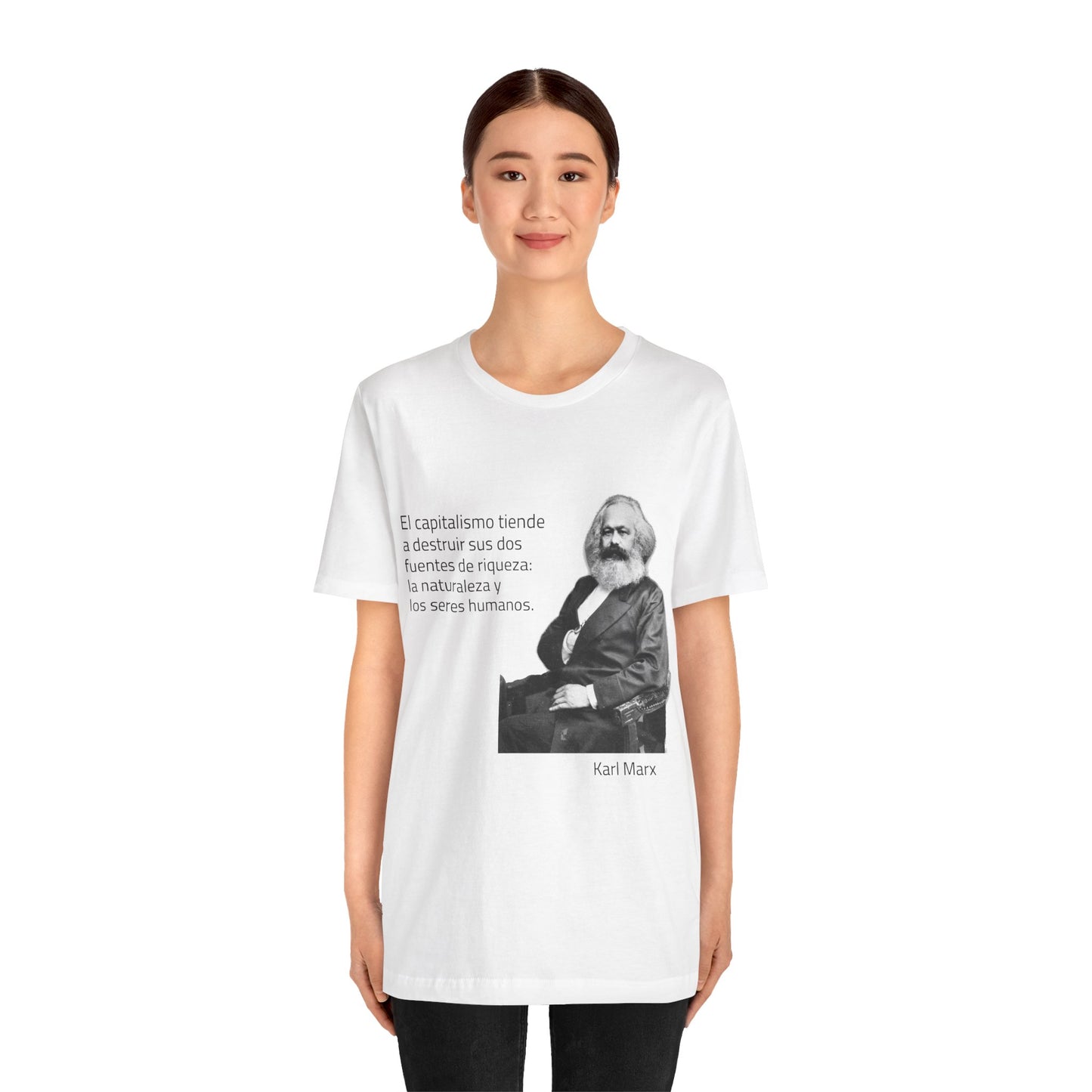 camiseta karl marx capitalismo destruye socialismo mexico