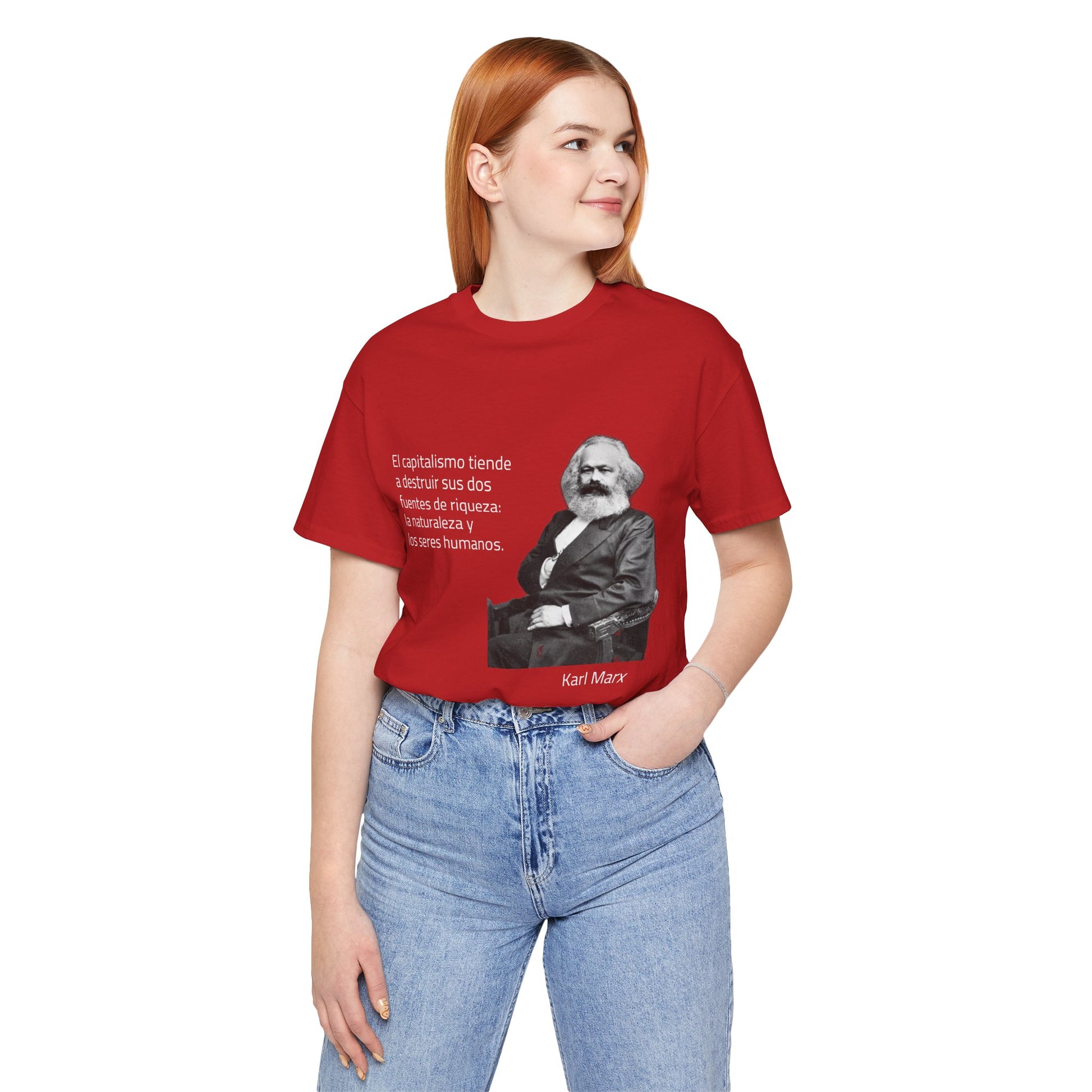 camiseta karl marx capitalismo destruye socialismo mexico