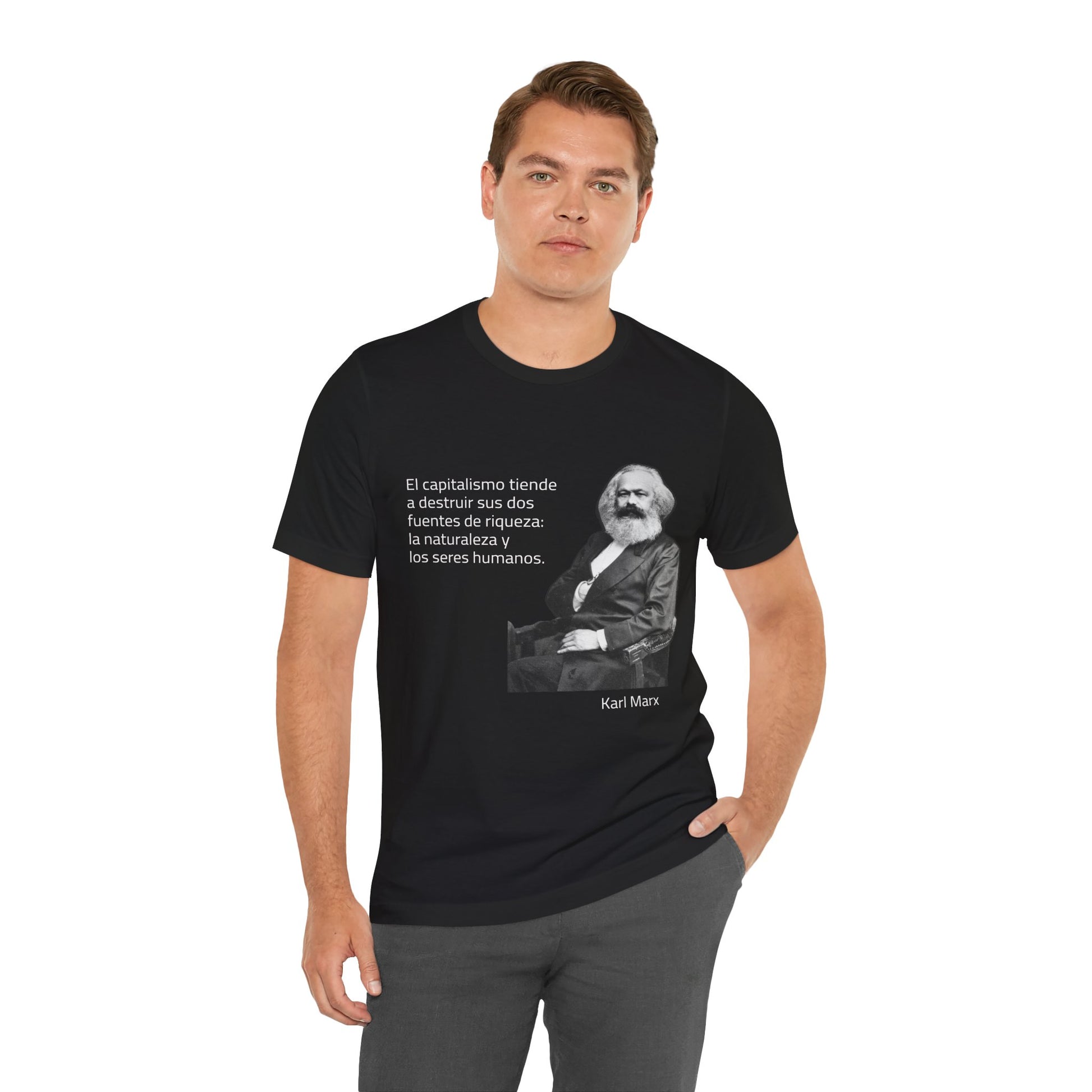 camiseta karl marx capitalismo destruye socialismo mexico